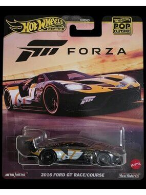 Hot Wheels Forza 2016 Ford GT Race Premium Die Cast 1 To 64 Pop Culture